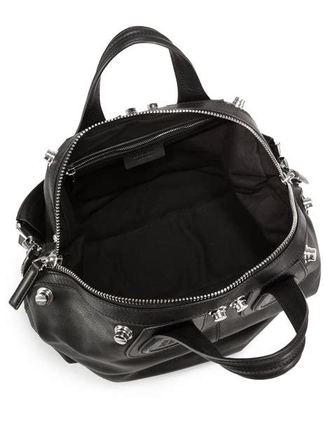 givenchy nightingale medium black|Givenchy large nightingale satchel.